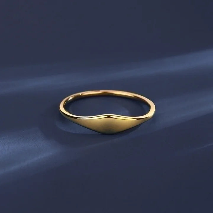 Minimalist Solid Stainless Steel Ring