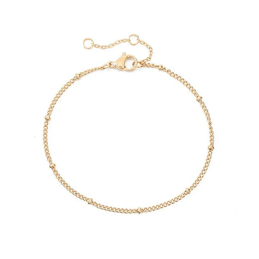 Electroplated U-Shape Chain Bracelet