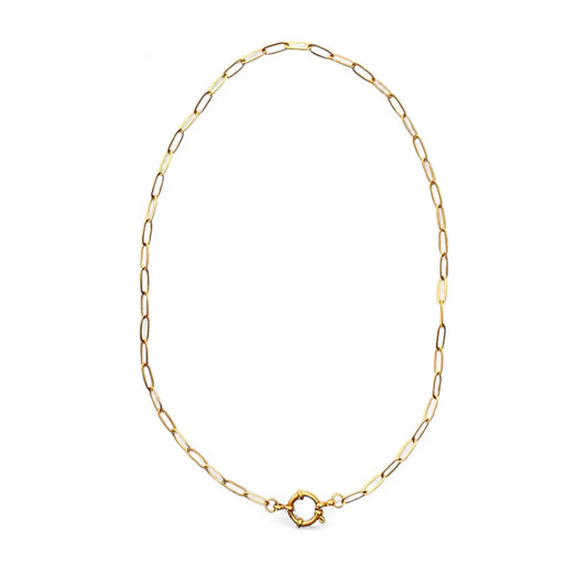 Modern Paperclip Chain Choker Necklace