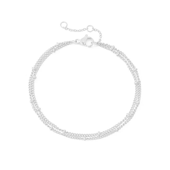 Electroplated U-Shape Chain Bracelet