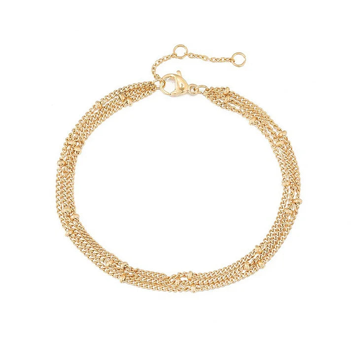 Electroplated U-Shape Chain Bracelet