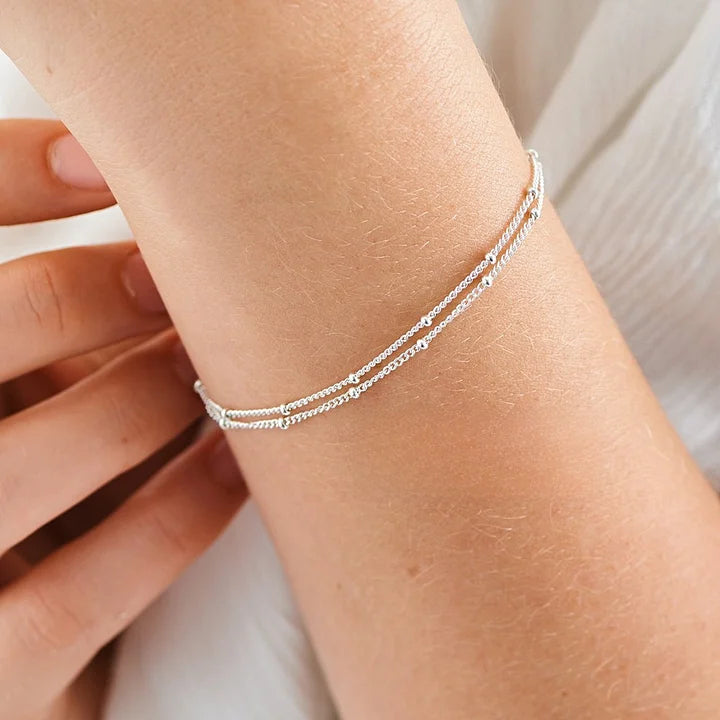 Electroplated U-Shape Chain Bracelet
