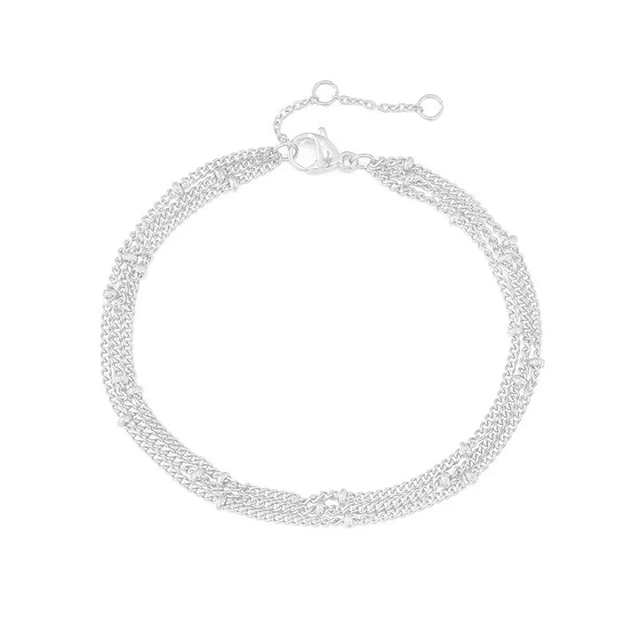 Electroplated U-Shape Chain Bracelet