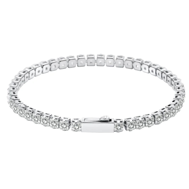 Unisex Zircon Tennis Chain Bracelet