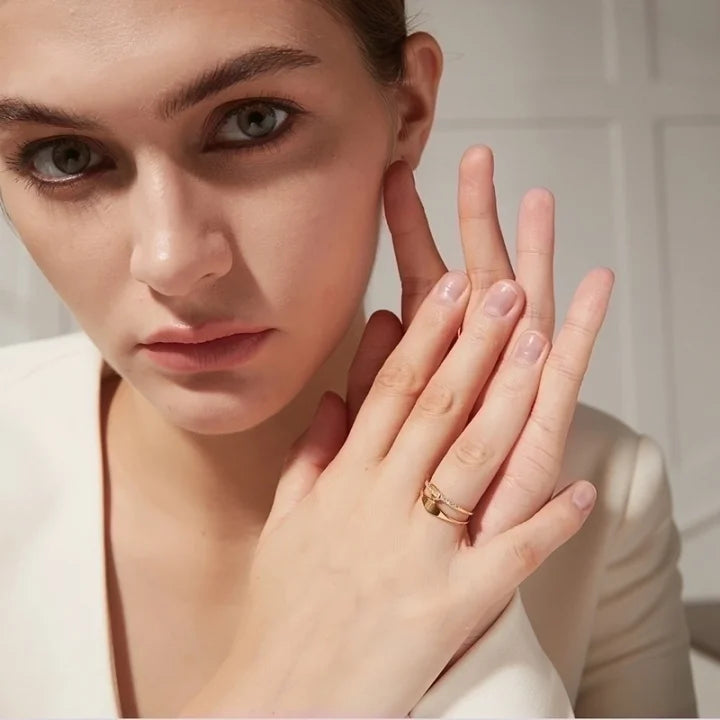 Minimalist Solid Stainless Steel Ring