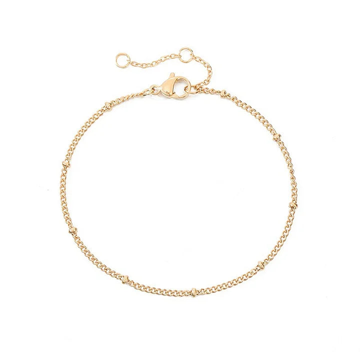 Electroplated U-Shape Chain Bracelet