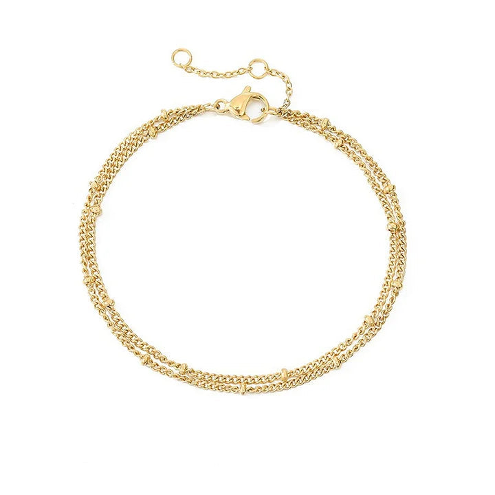 Electroplated U-Shape Chain Bracelet