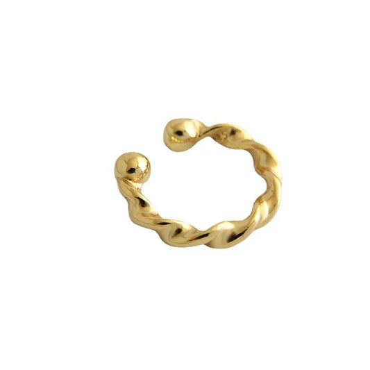 Women’s Sterling Silver Twist Ear Cuff