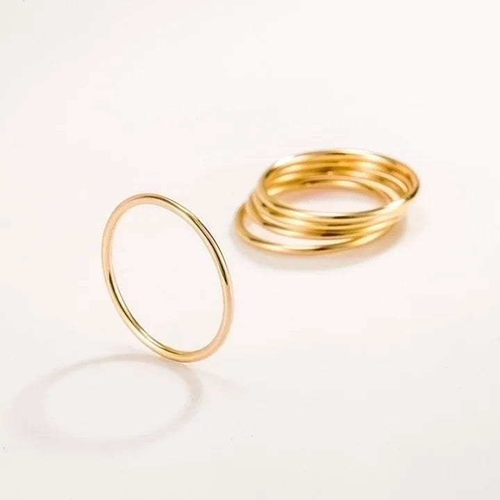 Women’s Korean Style S925 Coil Ring